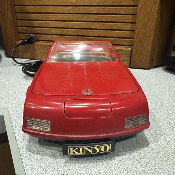 RARE RED SPORTS CAR KINYO VHS VIDEO CASSETTE REWINDER - Picture 3 of 9